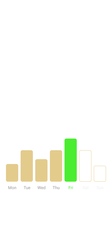 Image of the interface of the app